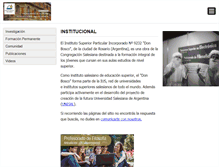 Tablet Screenshot of donboscorosario.com.ar